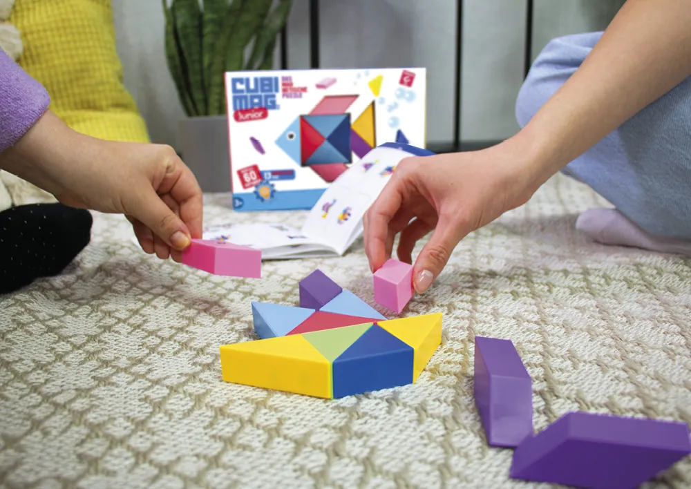 Puzzle "Cubi Mag", magnetisch, 13-tlg.