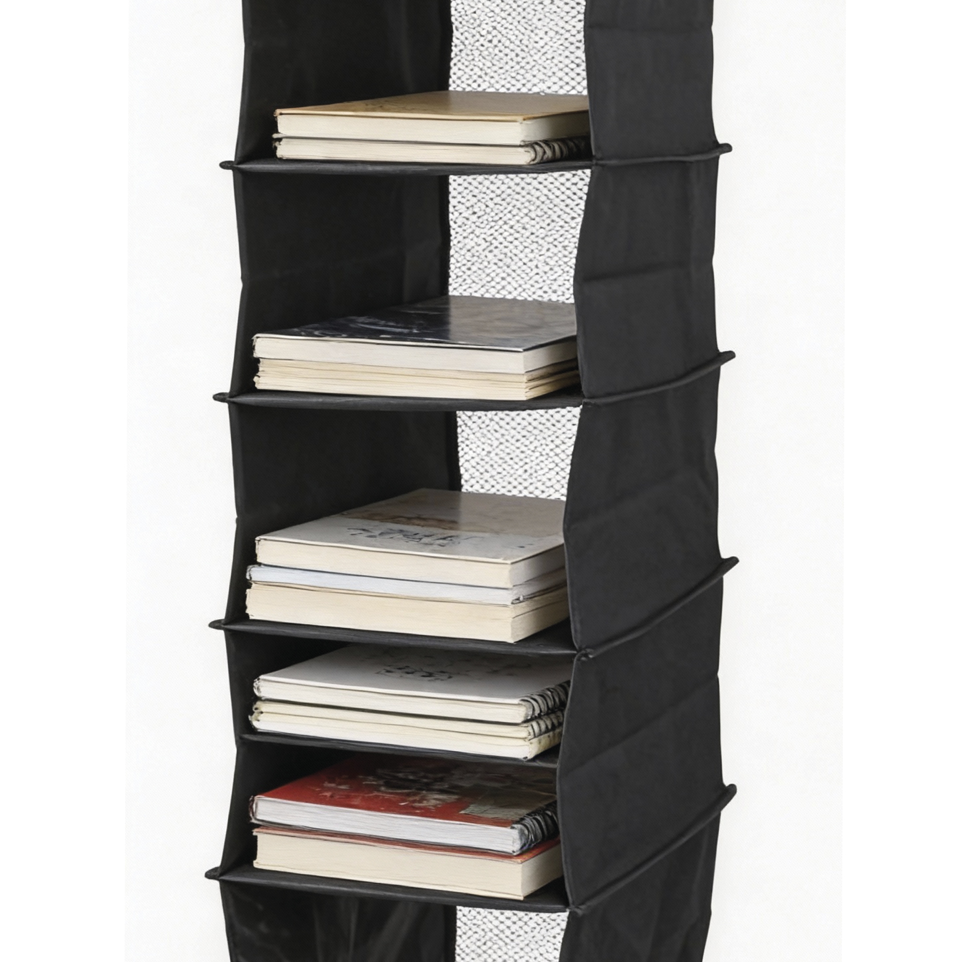 TimeTEX Hänge-Regal "Origami" A4 mit 8 Fächern, aus Nylongewebe, schwarz