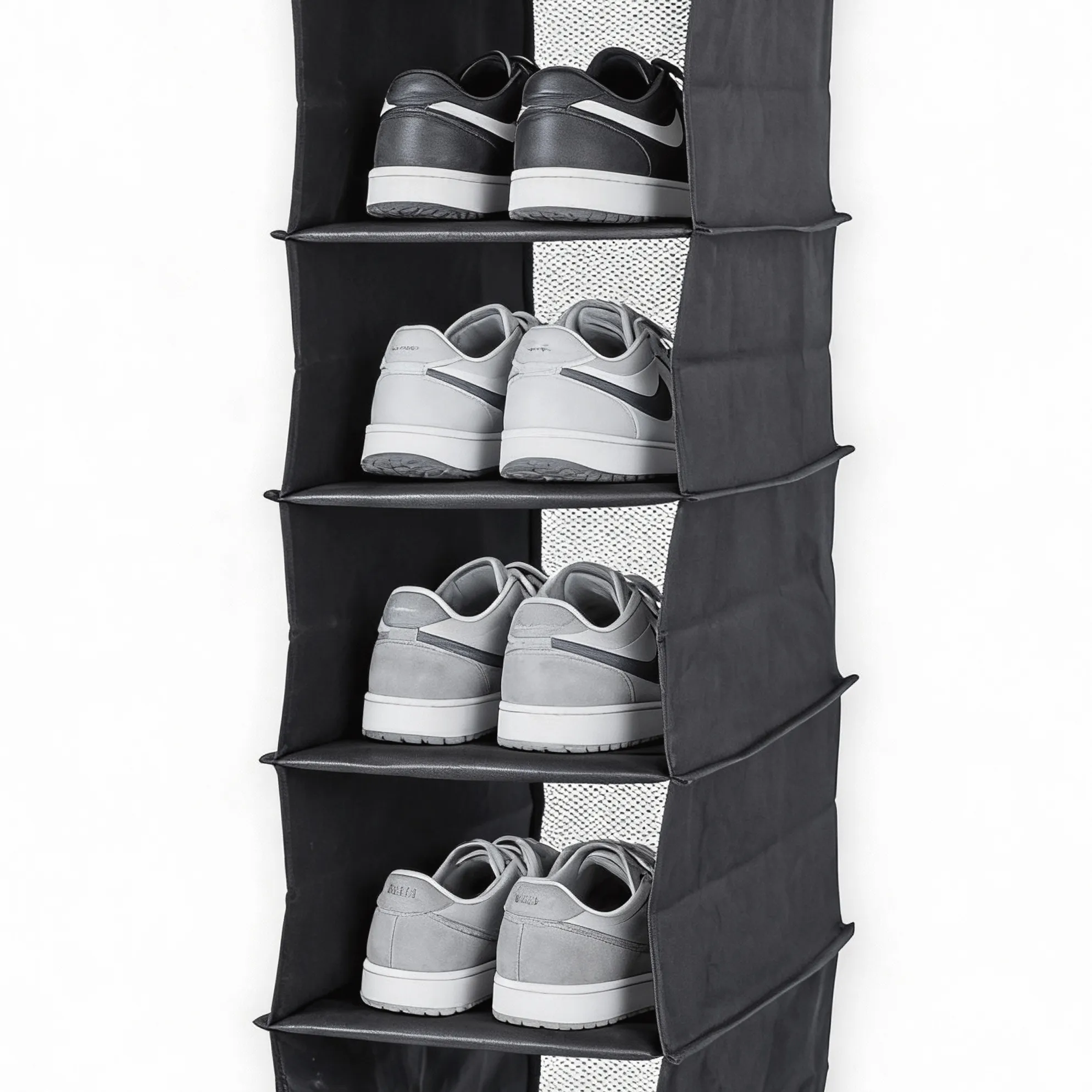 TimeTEX Hänge-Regal "Origami" A4 mit 8 Fächern, aus Nylongewebe, schwarz