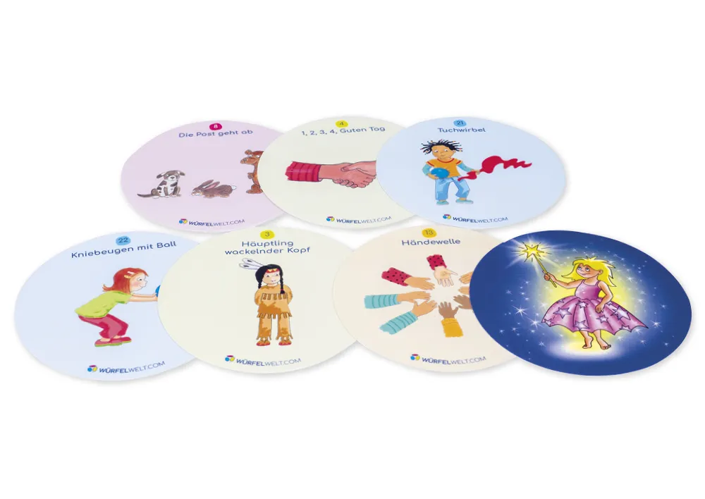 Würfelscheiben "24 Powerpausen für Kinder", 24 Stück