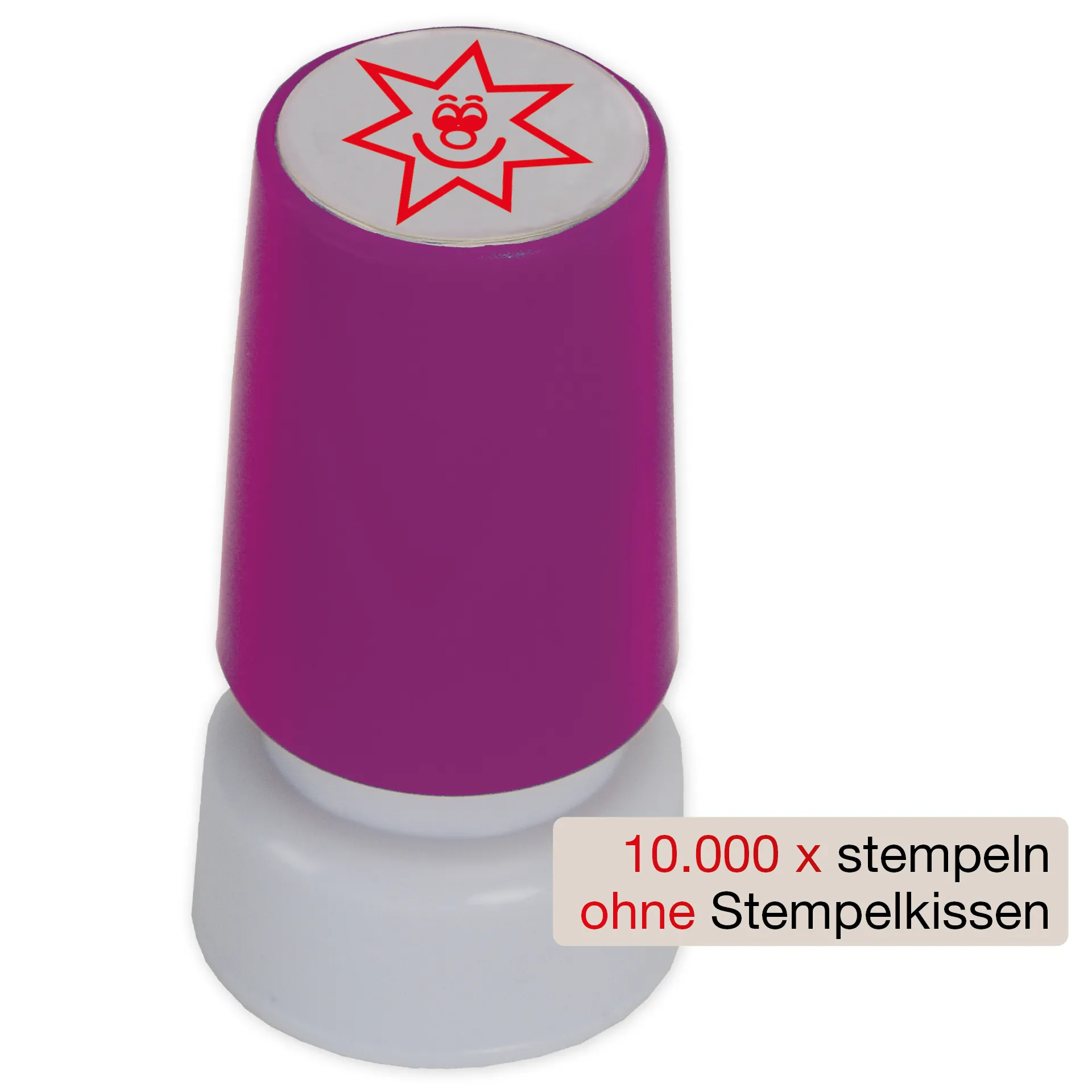 Siebdruck-Stempel "Perpetuum", "Stern"