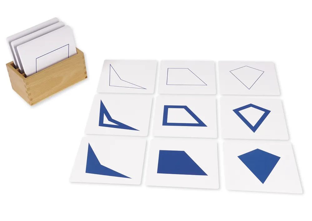 TimeTEX Kasten für geometrische Karten "Montessori Premium"