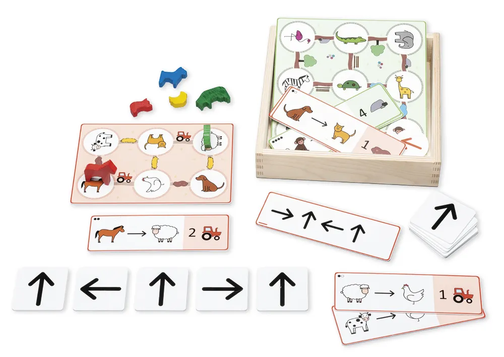 Kodierspiel mit Tieren, 38-tlg.