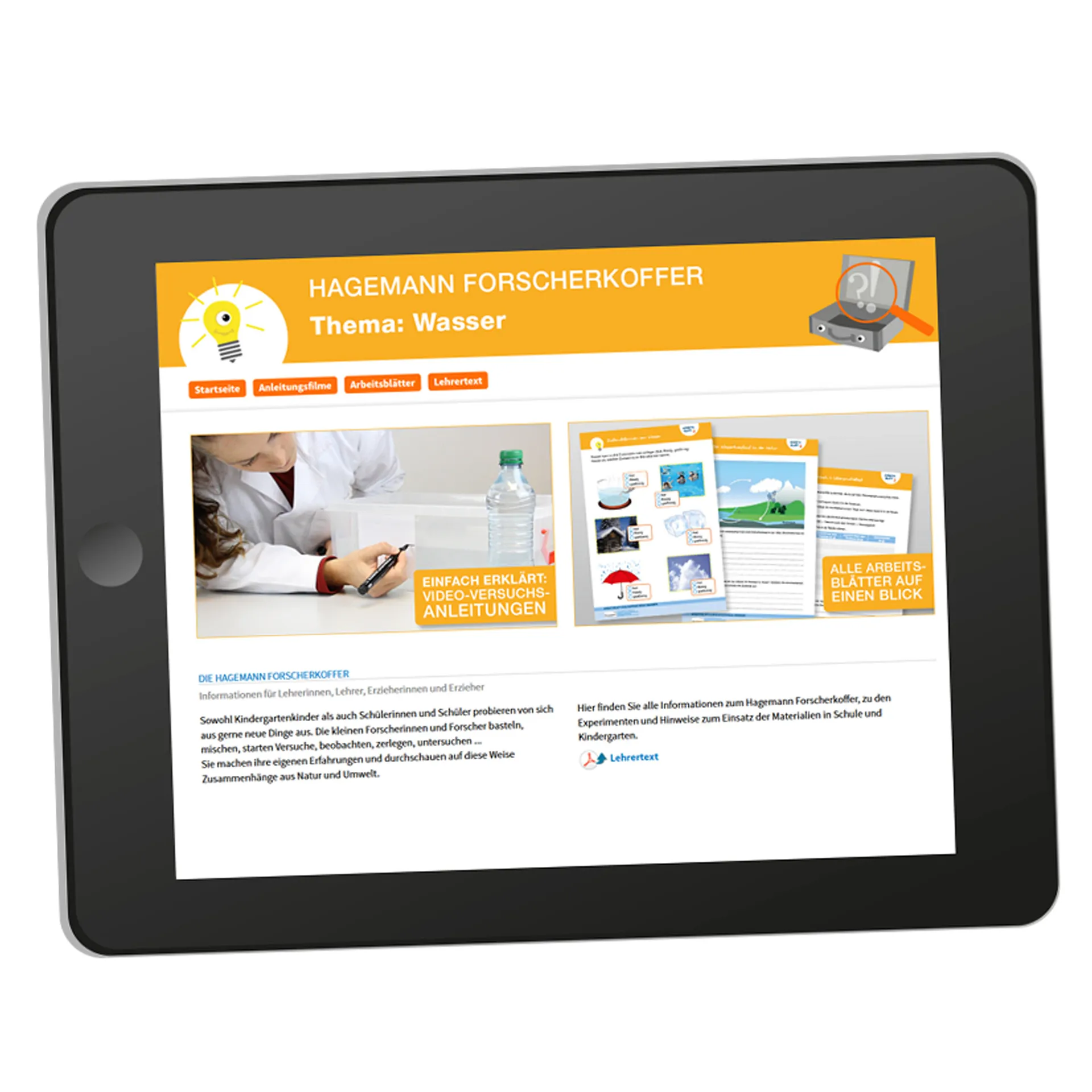 Hagemann Forscherkoffer Wasser