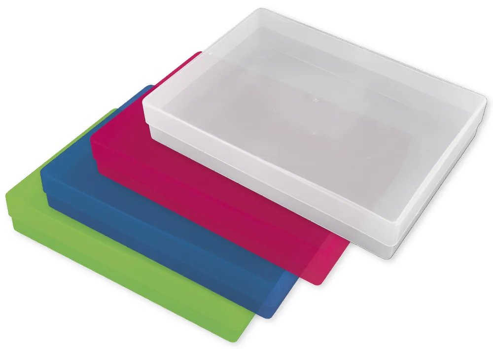 Kunststoff-Box A4 farbig