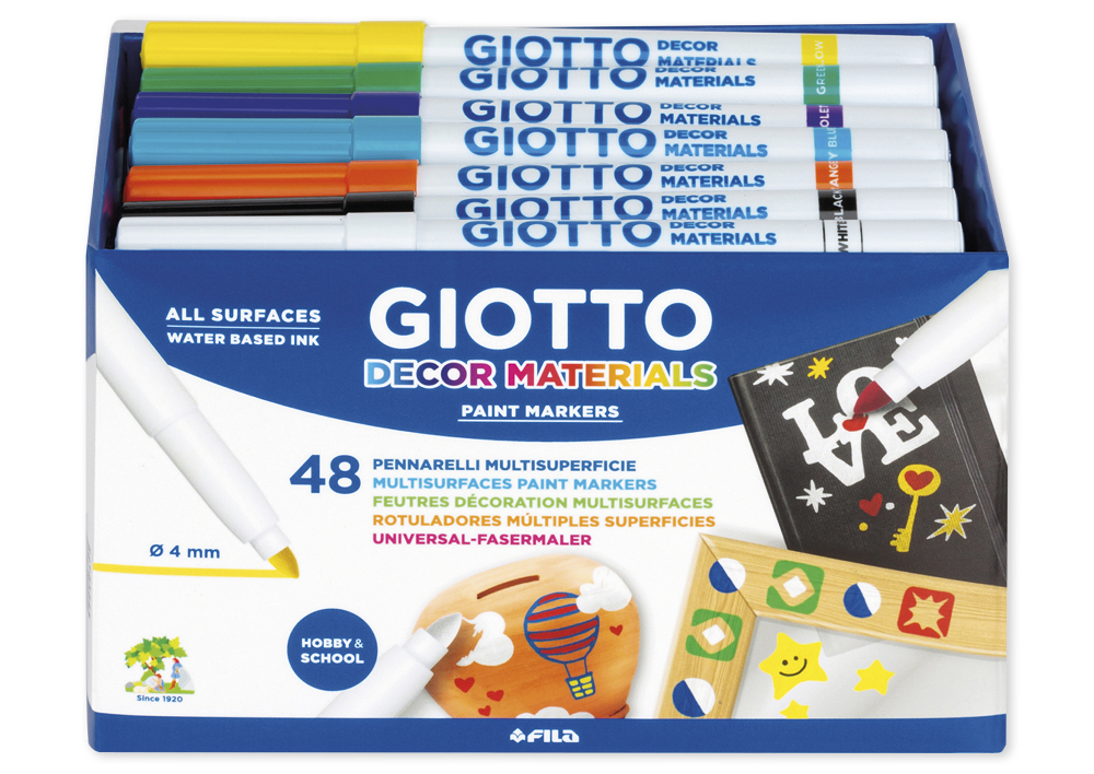 GIOTTO Decor Universal-Fasermaler, 48-tlg.