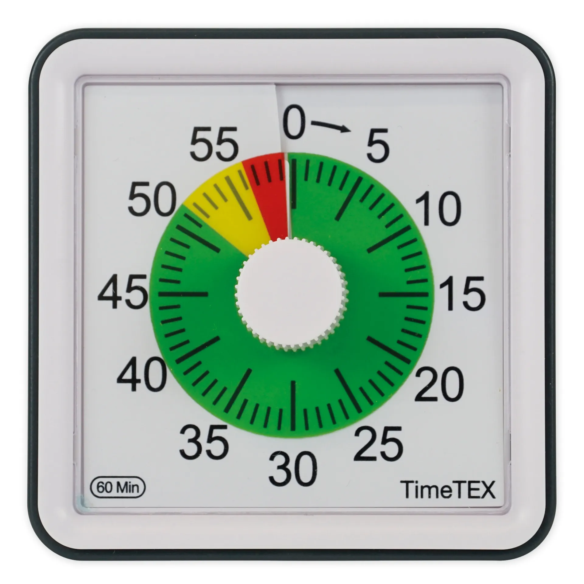 TimeTEX Zeitdauer-Uhr "lautlos" compact mit Ampelscheibe