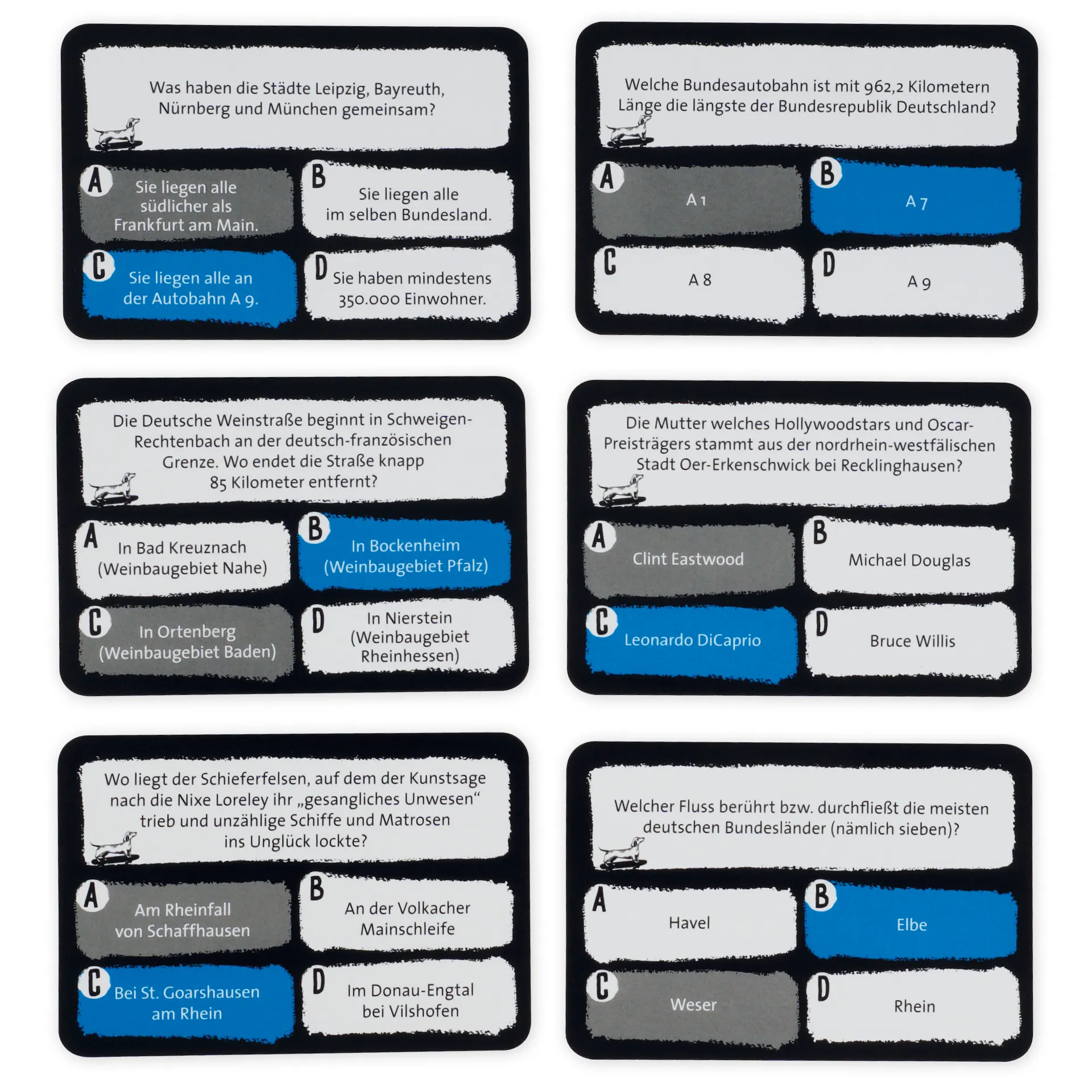 Lernspiel "Deutschland das Quiz", 306-tlg.