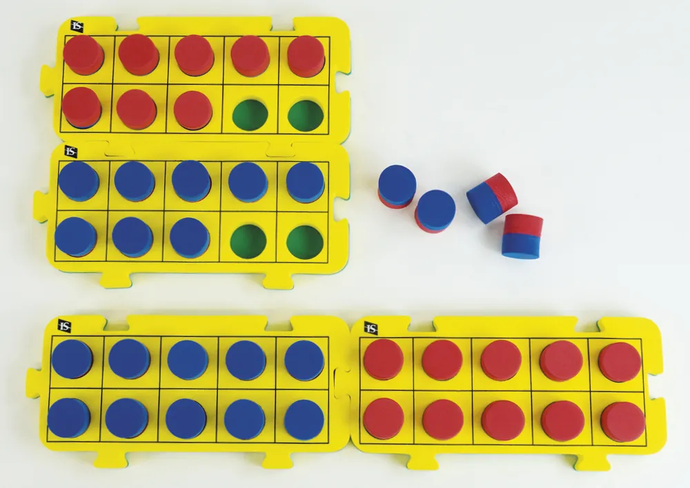 Set Flüster-Rechenleiste 3D, 44-tlg.