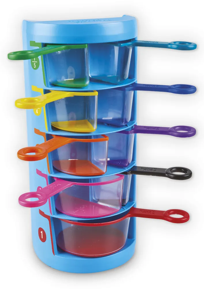 Messbecher-Set "Brüche", 10-tlg.