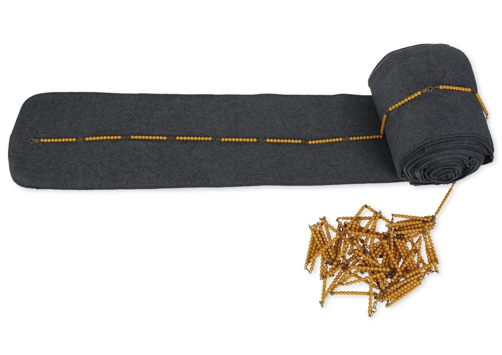 TimeTEX Matte für die Tausenderkette, 1.100 x 22,5 cm "Montessori Premium"