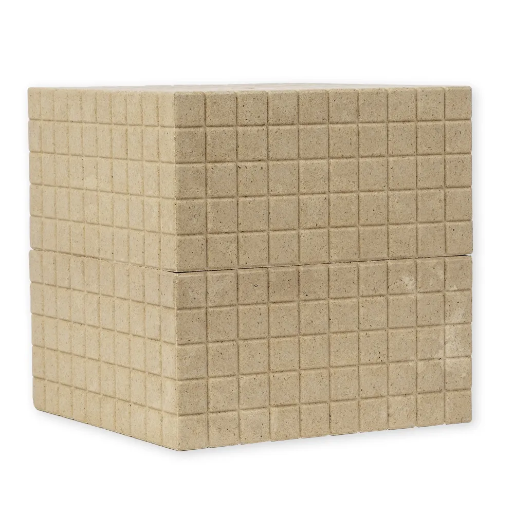 Dienes Dezimalrechen-Tausender-Würfel, naturfarben, Satz 1 Stück