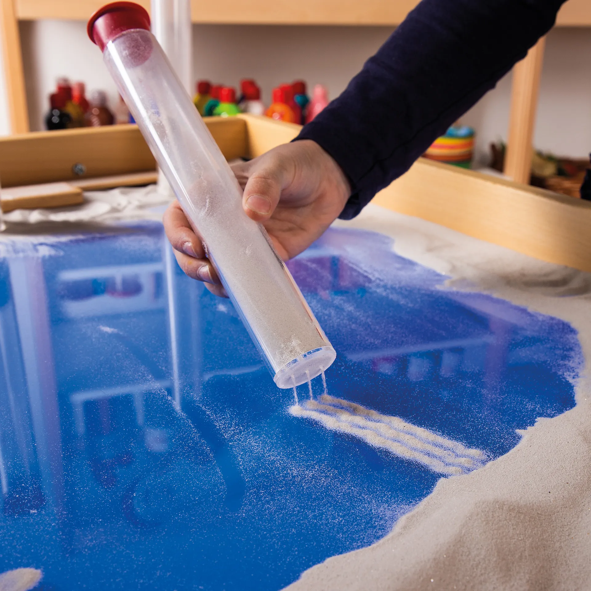 Sandmalstifte Spuren-Mix, 3 Stück