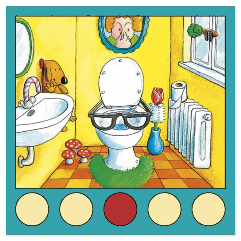 Lernspiel "Quatschhaus", 43-tlg.