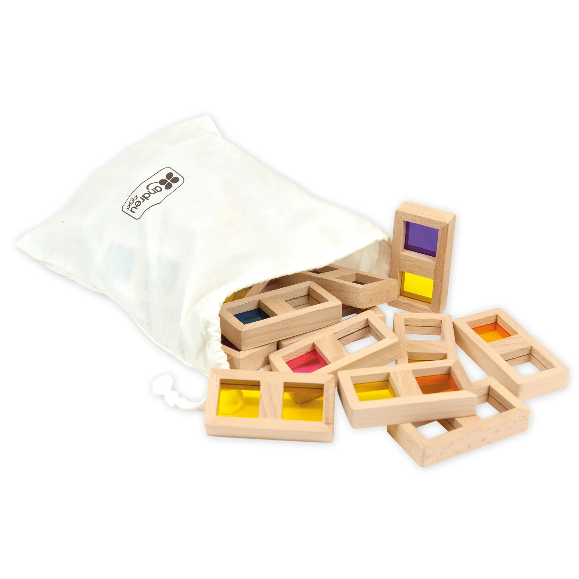 Farb-Domino "Regenbogen", 29-tlg.