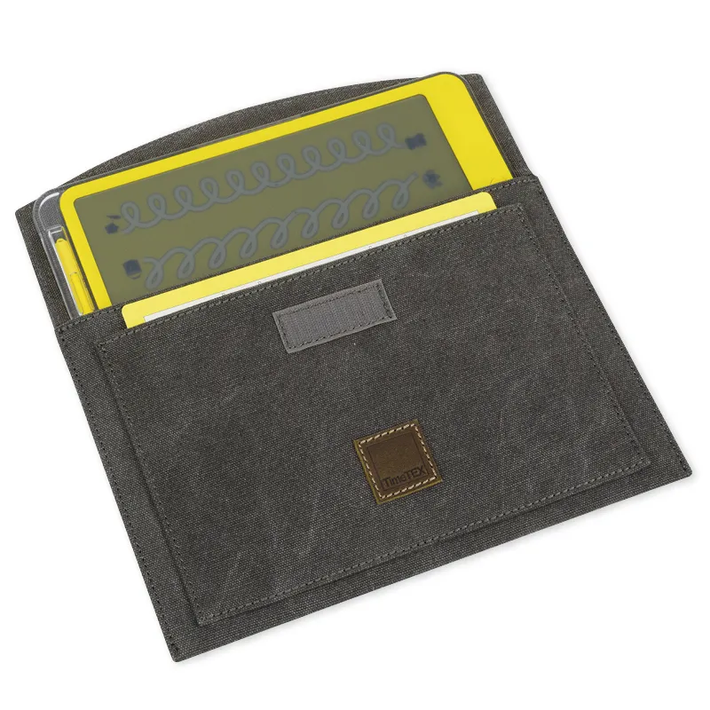 Digitale Schiefertafel TD "A4-XS", transparentes Display, mit Canvas-Hülle