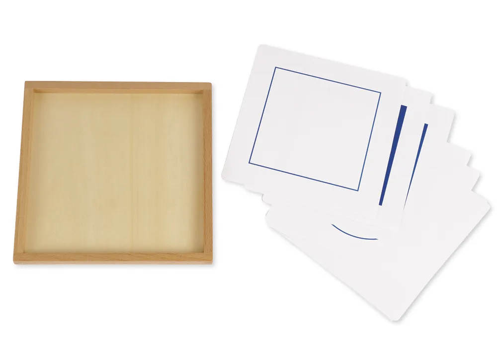 TimeTEX Geometrischer Kartensatz für Einführungsrahmen "Montessori Premium"