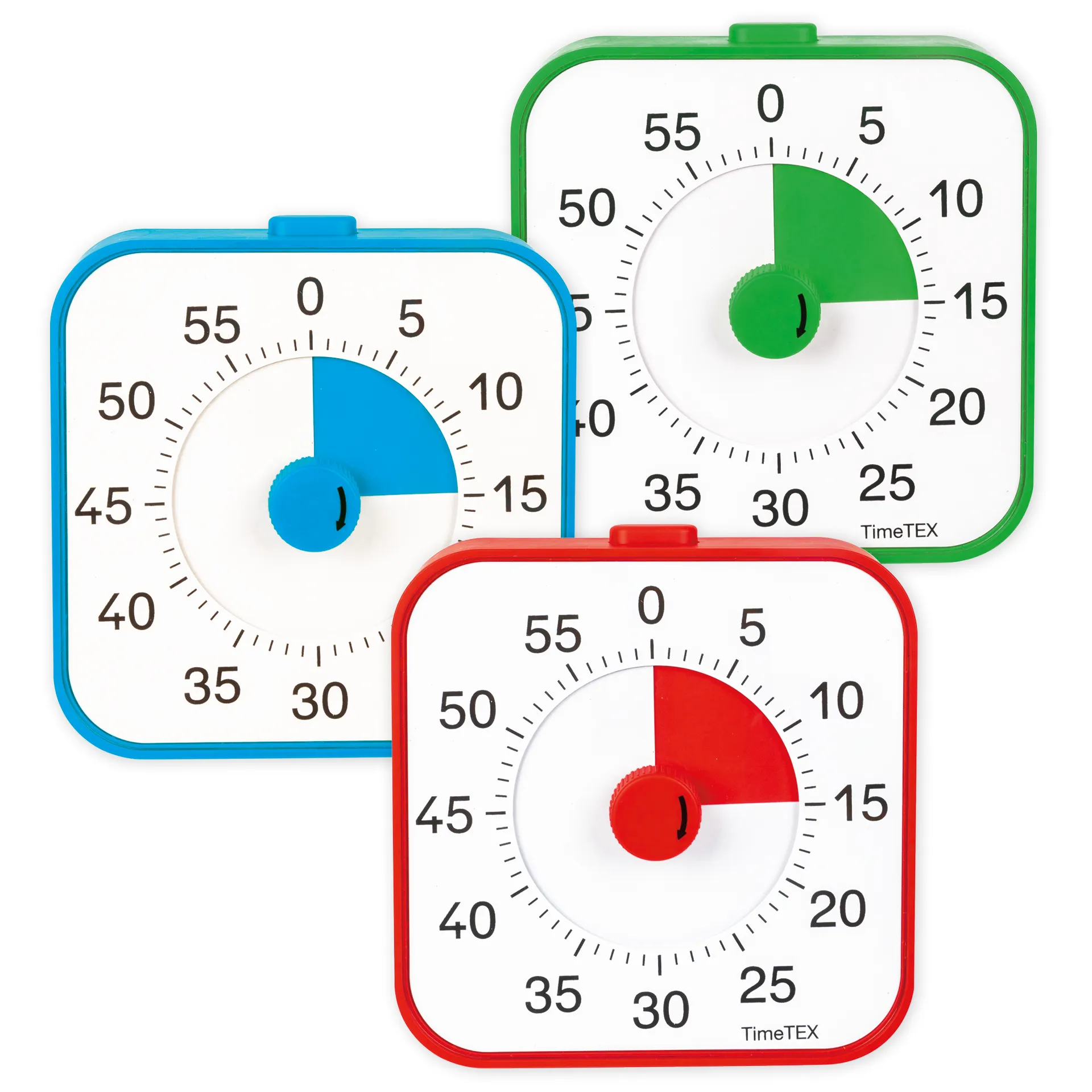 TimeTEX Zeitdauer-Uhr „lautlos“ ColorLINE, mit Pausentaste
