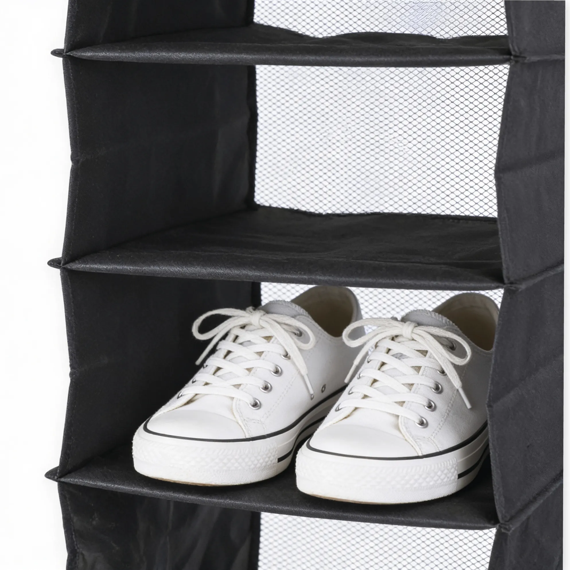 TimeTEX Hänge-Regal "Origami" A4 mit 8 Fächern, aus Nylongewebe, schwarz