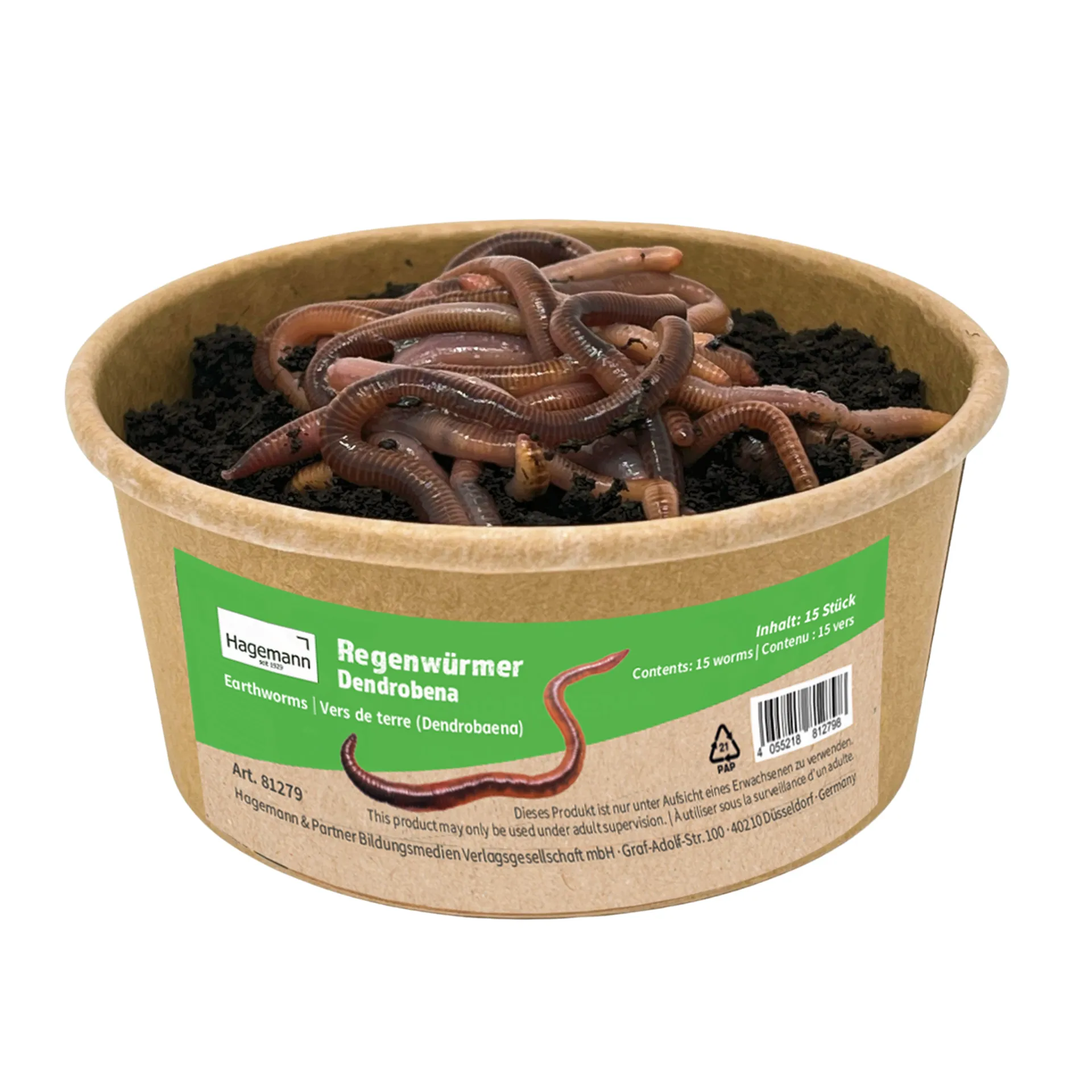 Hagemann Zuchtset Regenwürmer