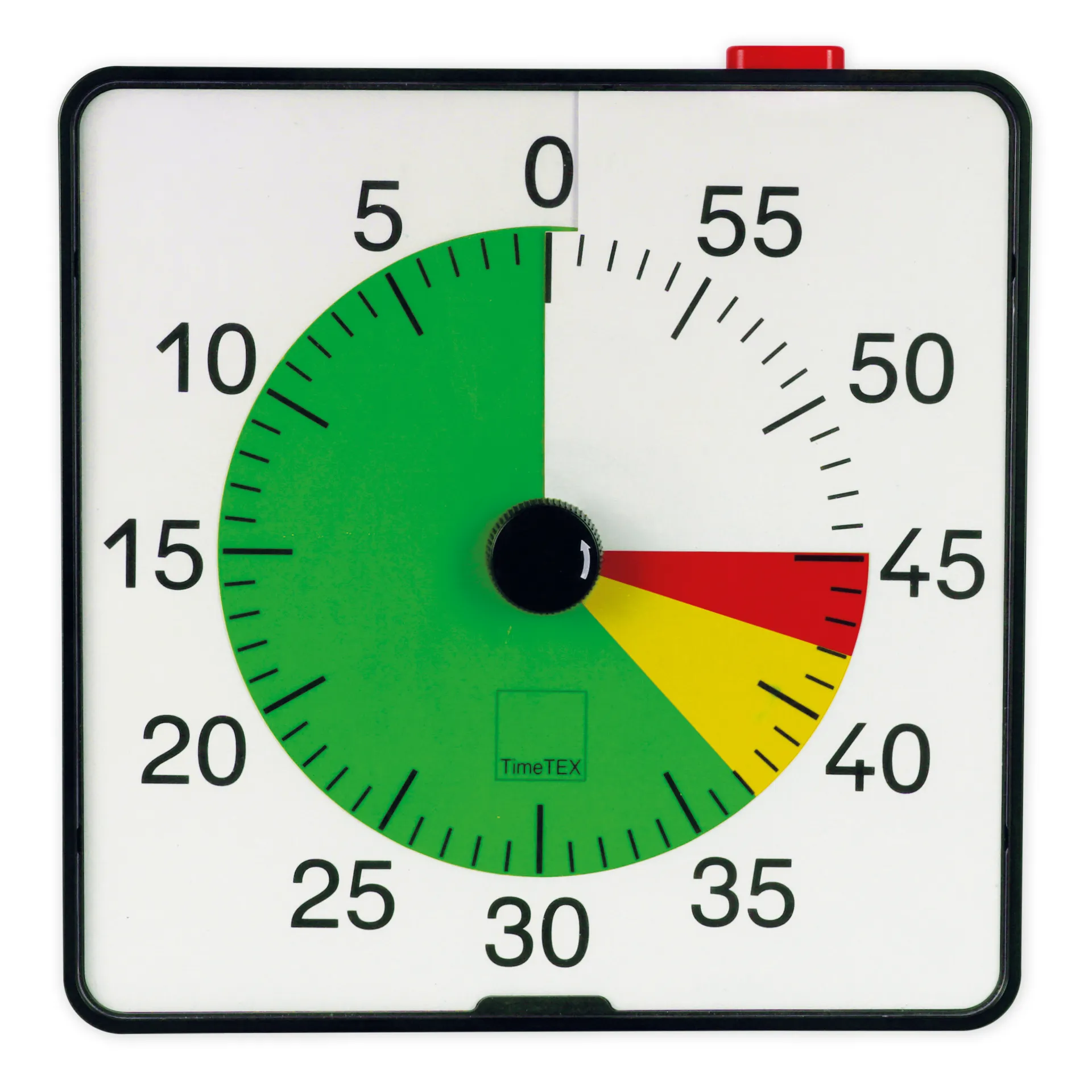 TimeTEX Timer "Countdown" XL, 32x32 cm, mit Ampelscheibe und Pausentaste