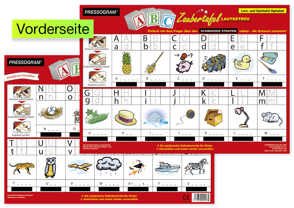 TimeTEX Zaubertafel "ABC" Lautgetreue Worte