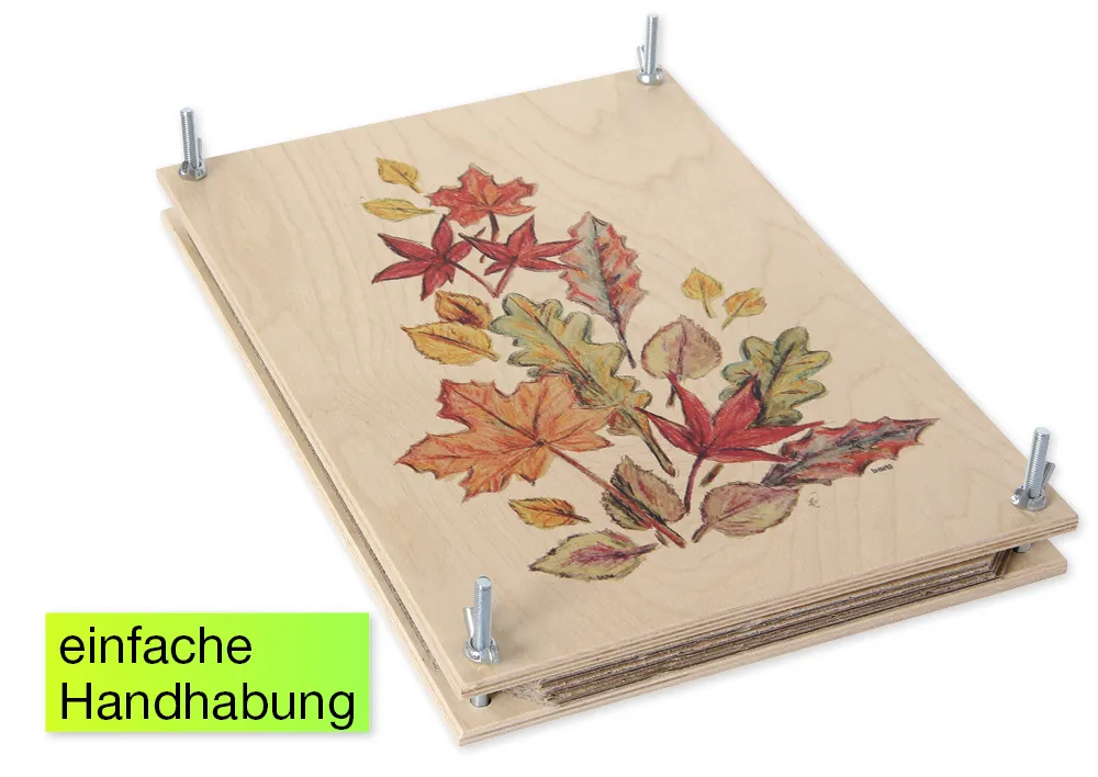 Blätterpresse, 33x23 cm