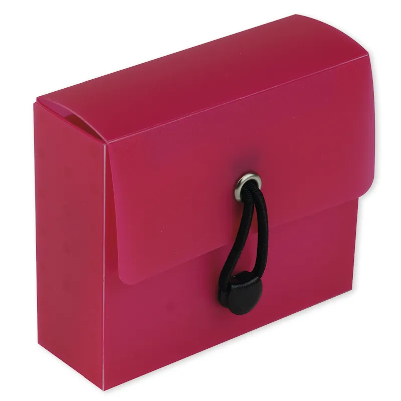 Lernbox A8 aus PP mit Verschlussgummi und 100 Lernkärtchen