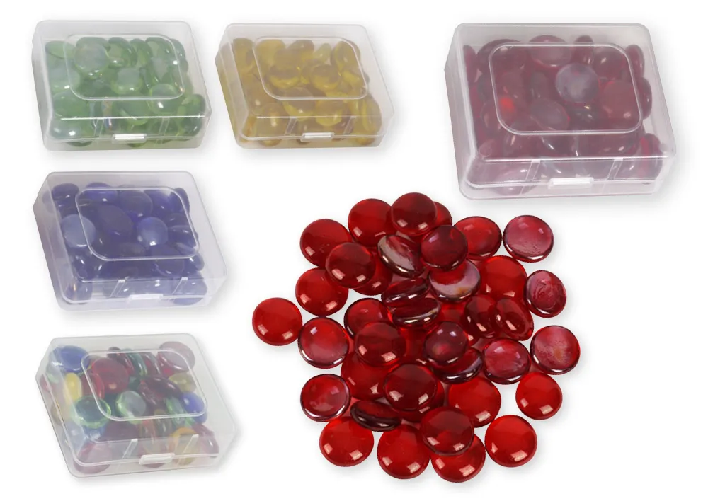 Muggelsteine, 40 Stück in Box