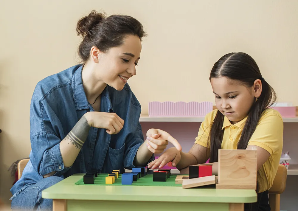 TimeTEX Trinomischer Würfel "Montessori Premium"