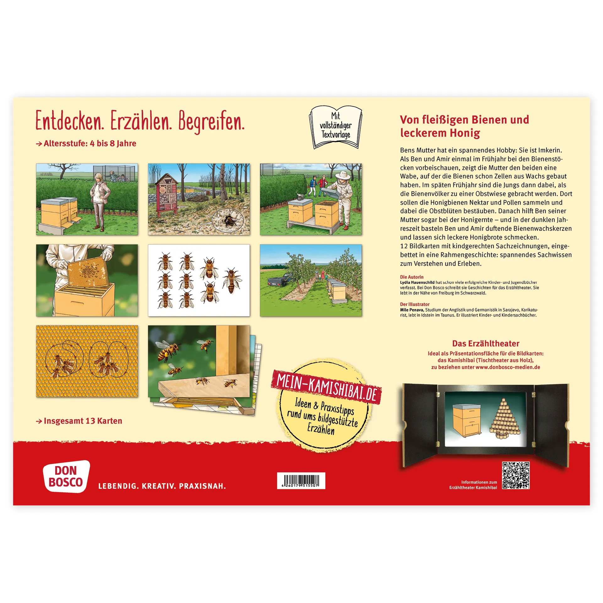 Bildergeschichten-Karten "Von fleißigen Bienen und leckerem Honig", 12-tlg.