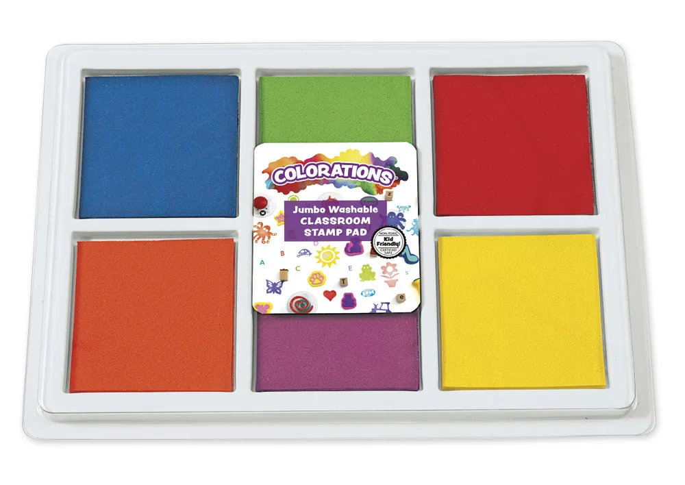 Riesen-Stempelkissen mit 6 Farben