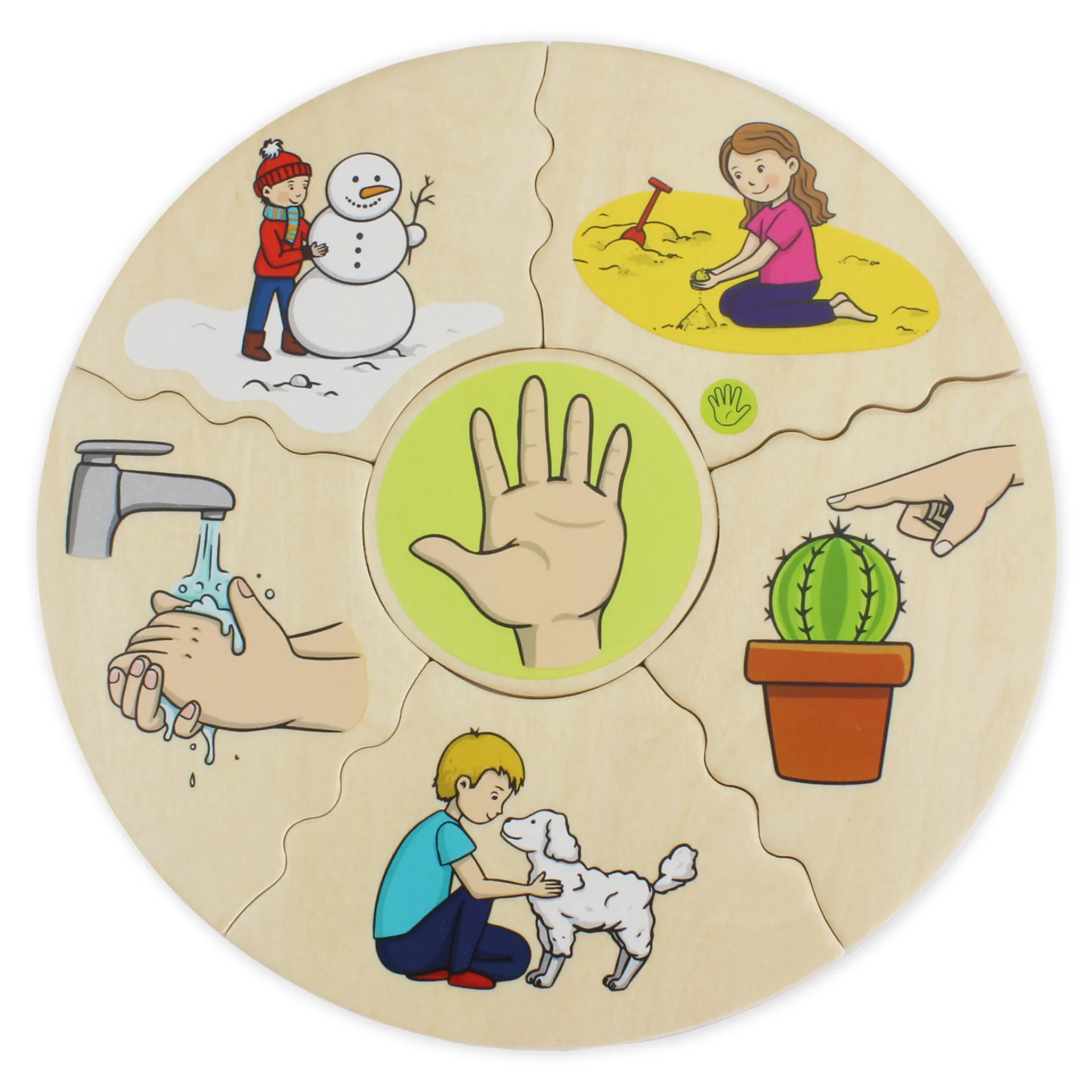 Puzzle Humanico "5 Sinne", 30-tlg.