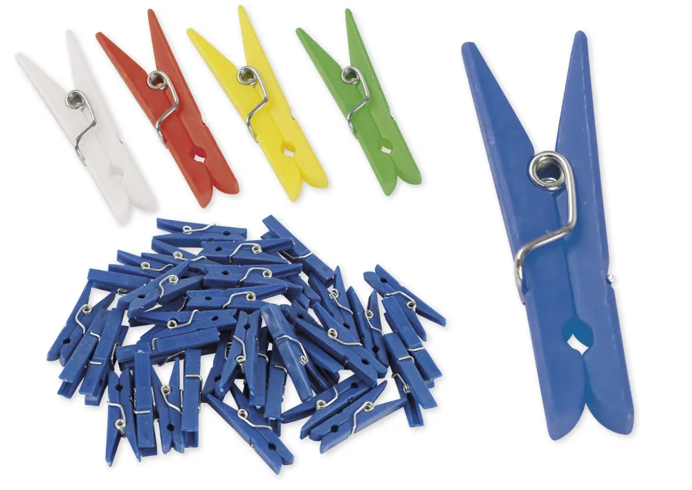 Kunststoff-Klammern 35 mm (für Markierungen), 50 Stück