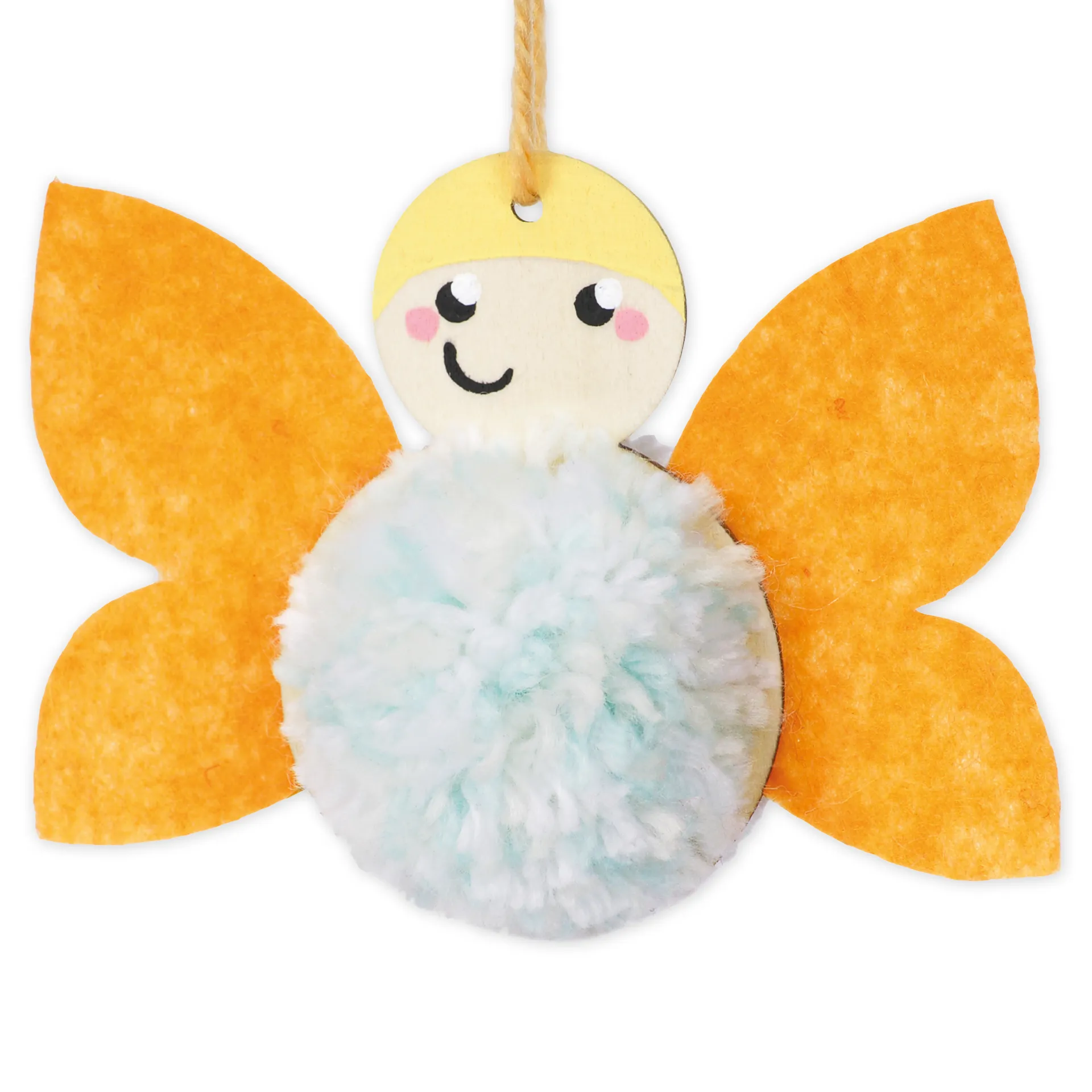 Holzanhänger für Pompons, 12-tlg.