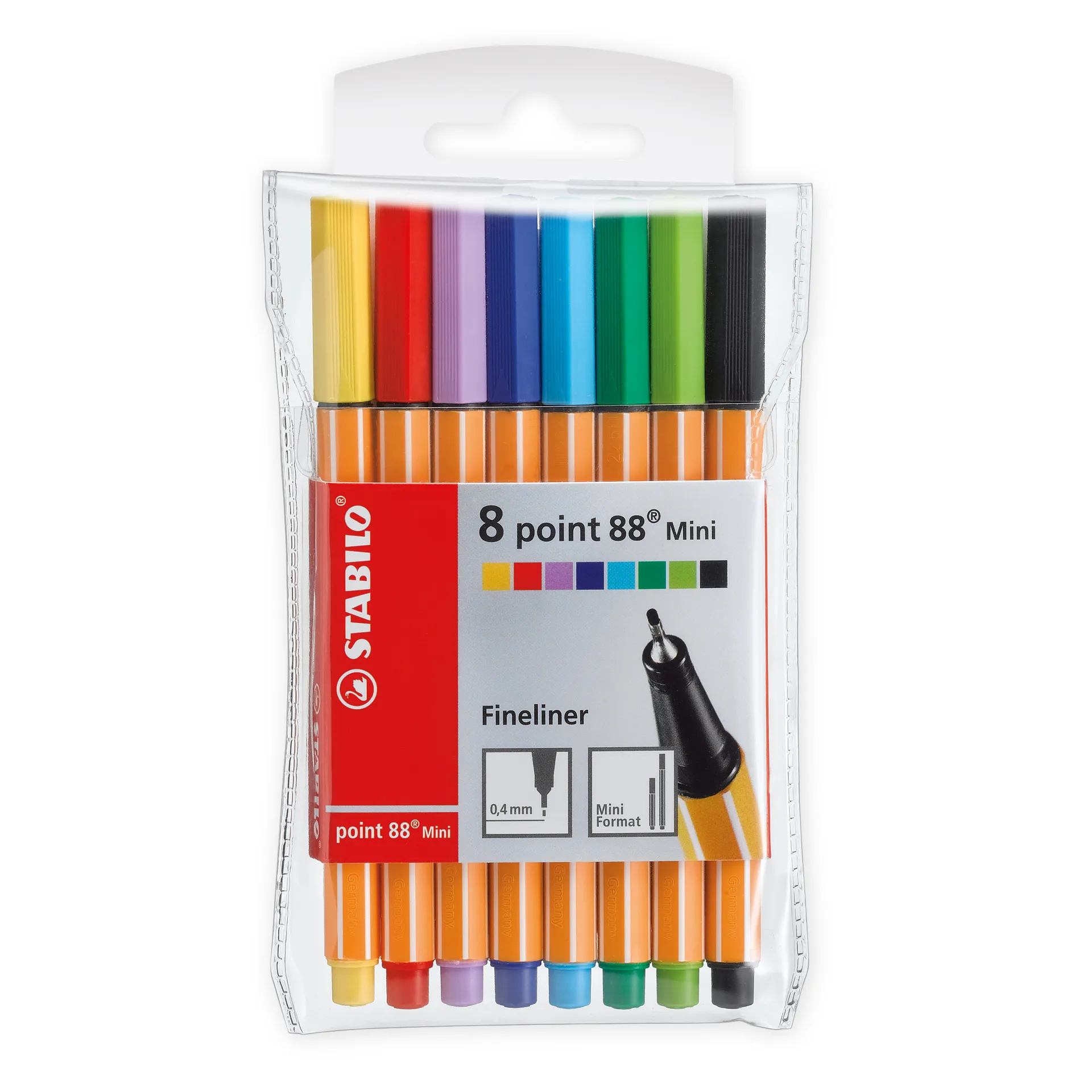 Stabilo point 88 Mini Fineliner, 8-tlg.