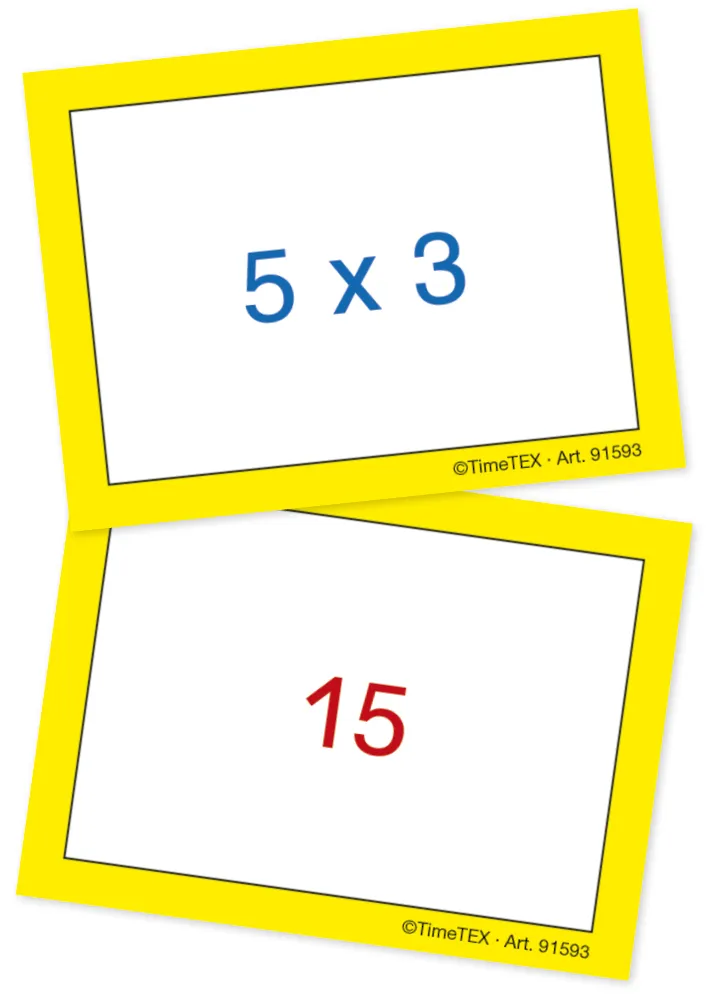 Kartenspiel für Papp-Computer, kleines 1x1