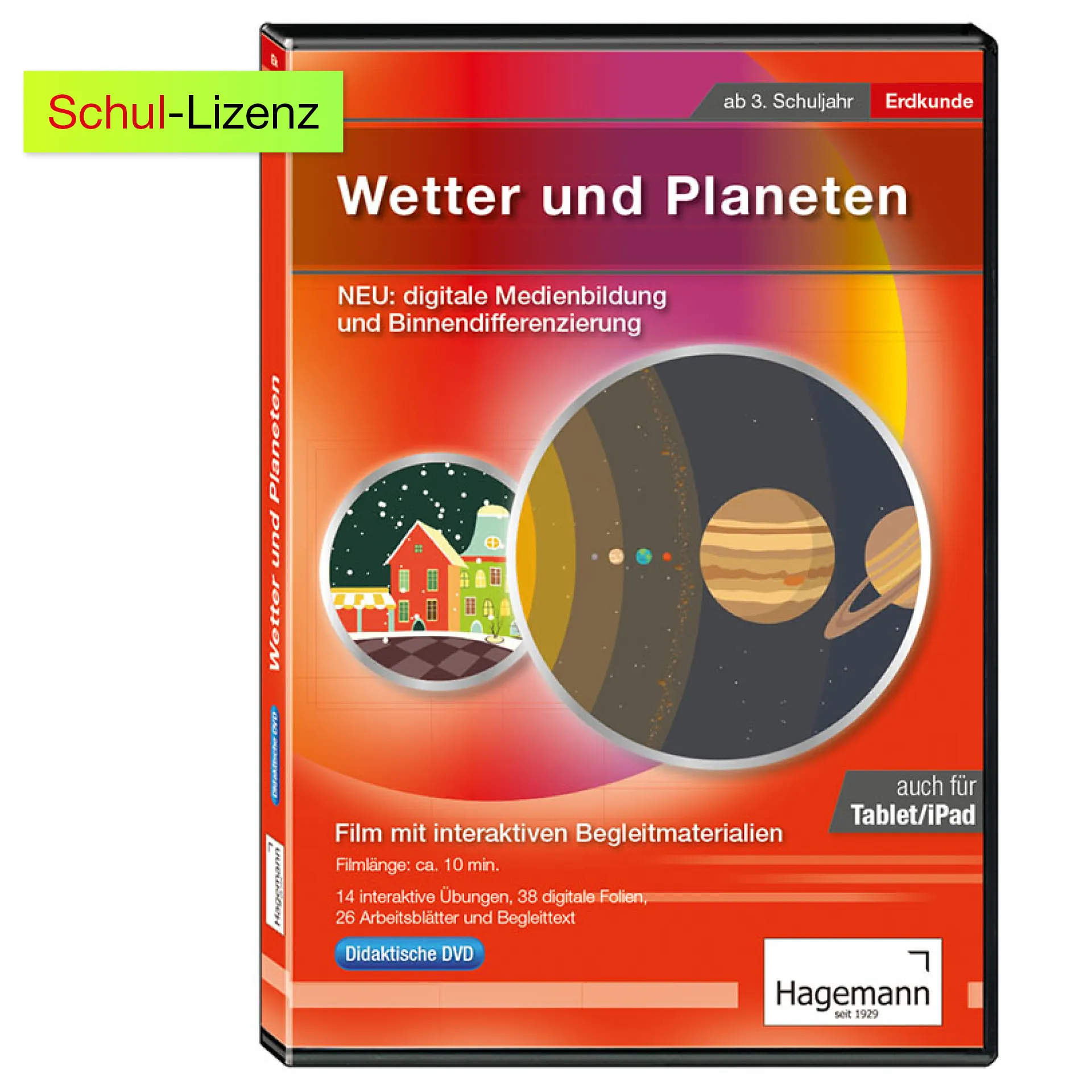 Didaktische DVD Wetter und Planeten (tabletfähig)