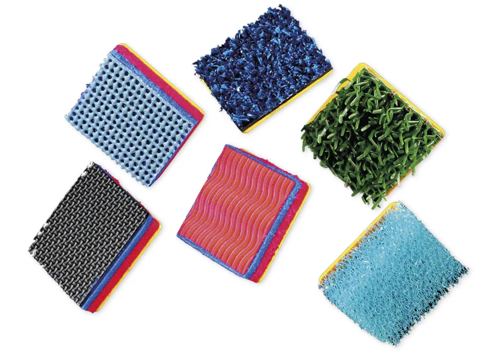 Struktur- und Musterstempel, quadratisch, 6-tlg.