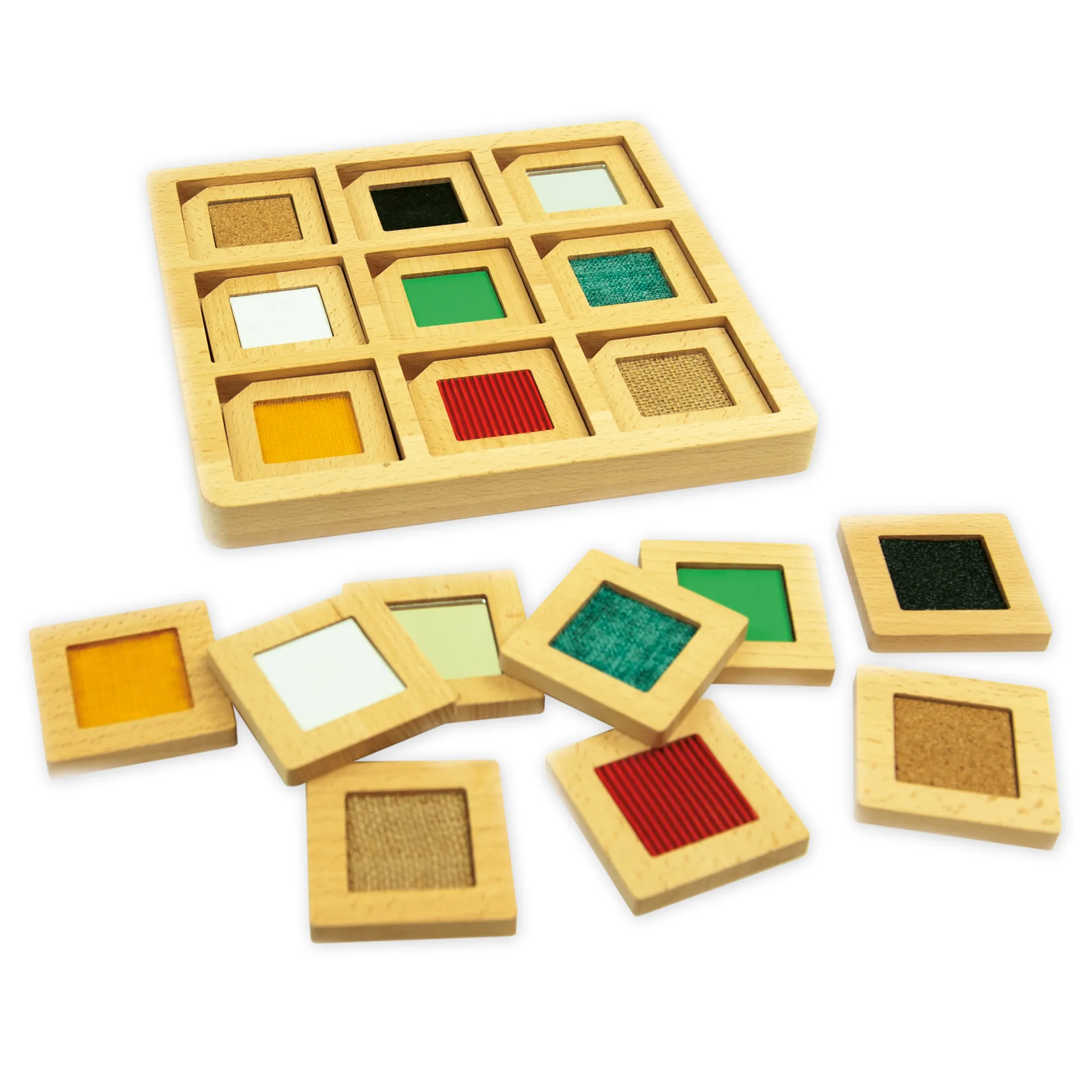 Tast-Memospiel "Textur", 19-tlg.