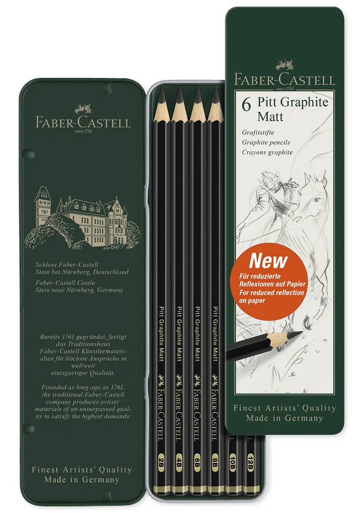 Set Faber-Castell "Pitt Graphite Matt", 6-tlg.