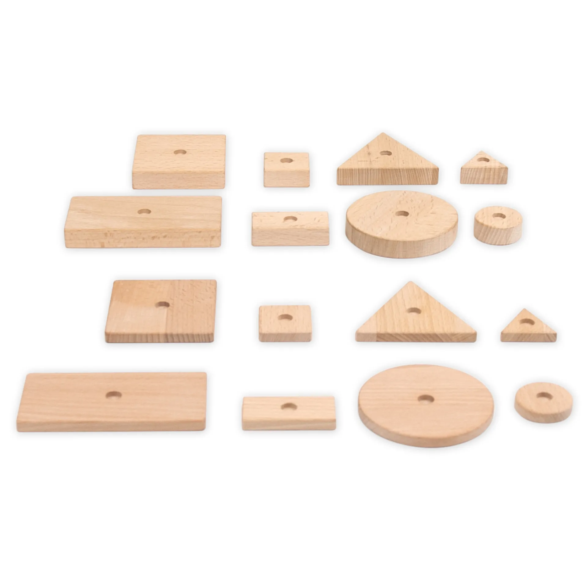 Logische Blöcke zum Tasten, 52-tlg.