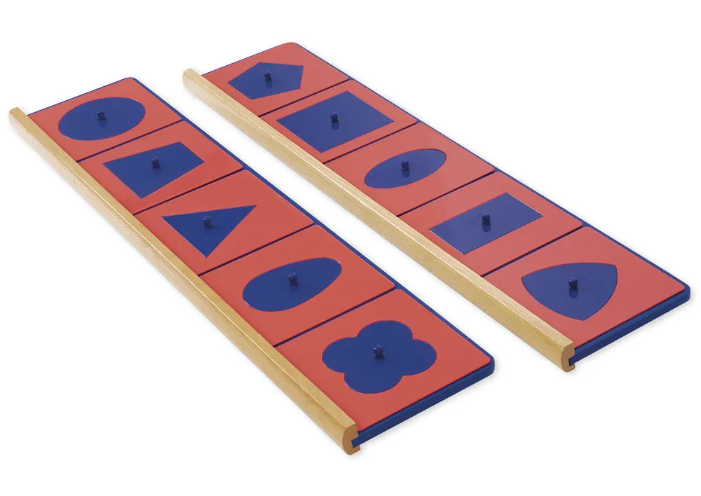 TimeTEX 2 Ständer für metallene Einsatzfiguren "Montessori Premium"