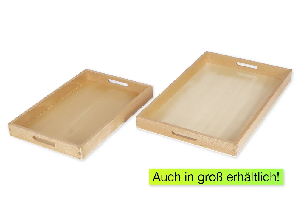 TimeTEX Holztablett, klein "Montessori Premium"