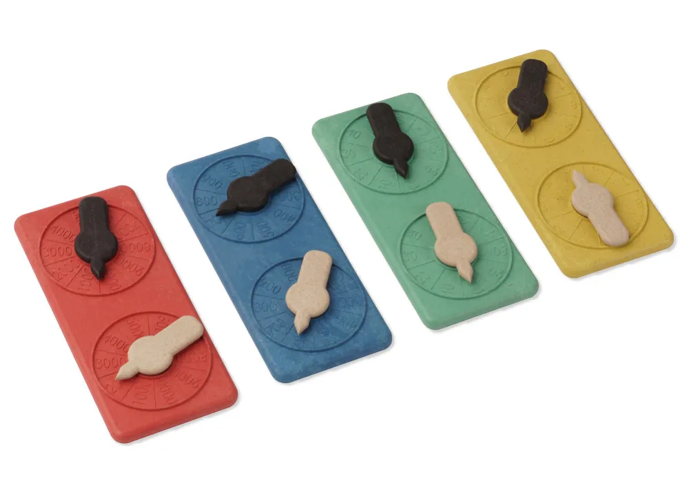 Drehzeiger-Set für Dezimalstellenwerte, 4-tlg.