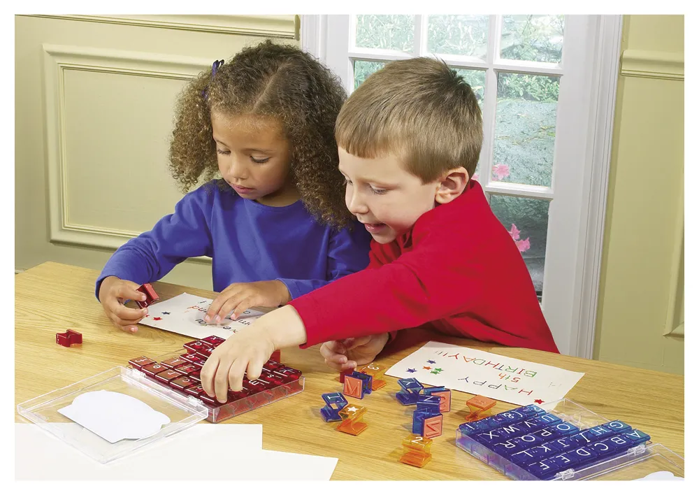 Set Alphabet-Stempel Großbuchstaben, 34-tlg.