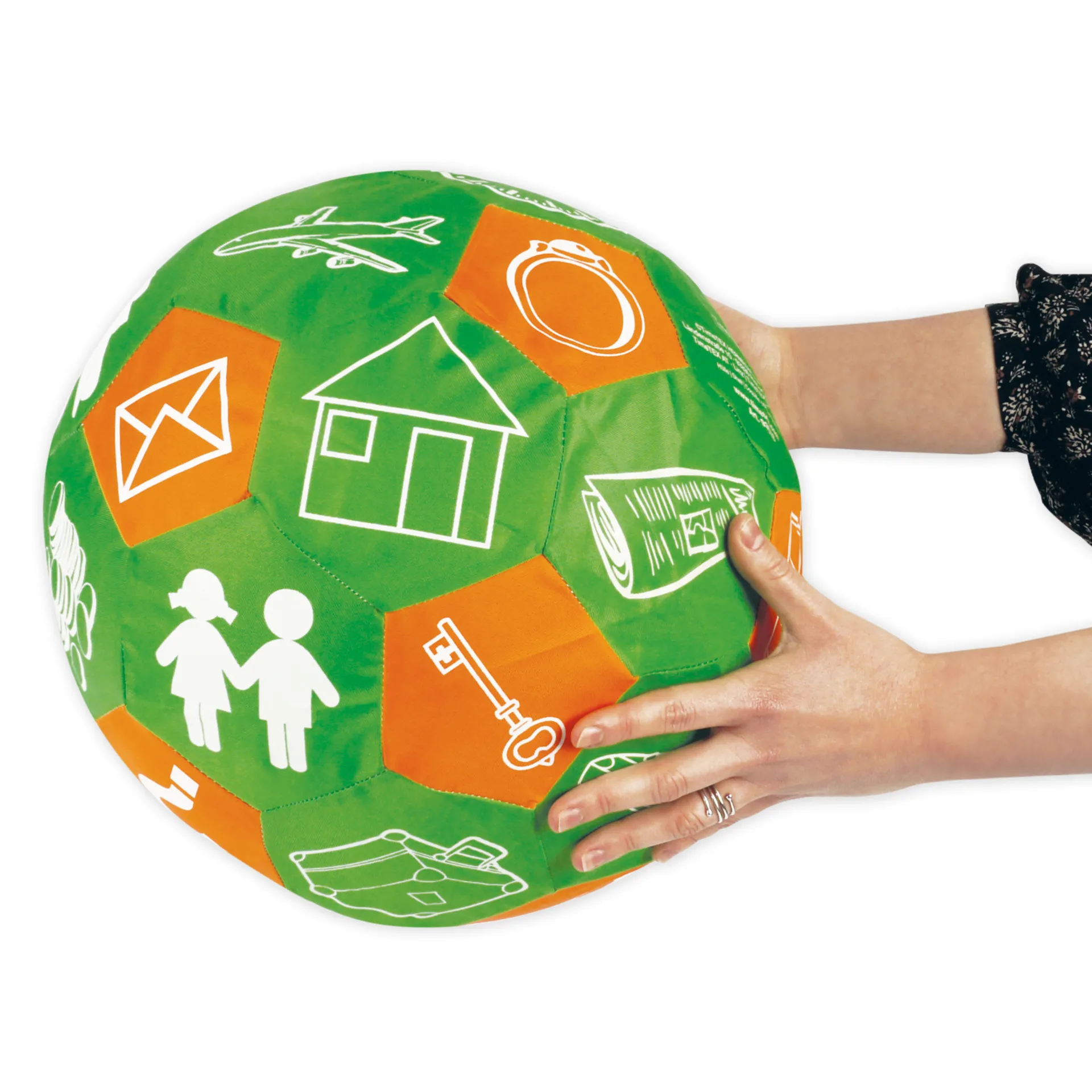 Lernspiel-Ball "Pello" - Geschichten/Alltag