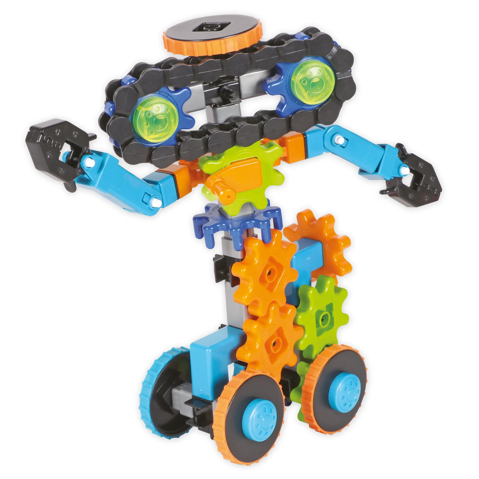 Zahnrad-Spiel "Roboter in Bewegung", Baukasten, 116-tlg.