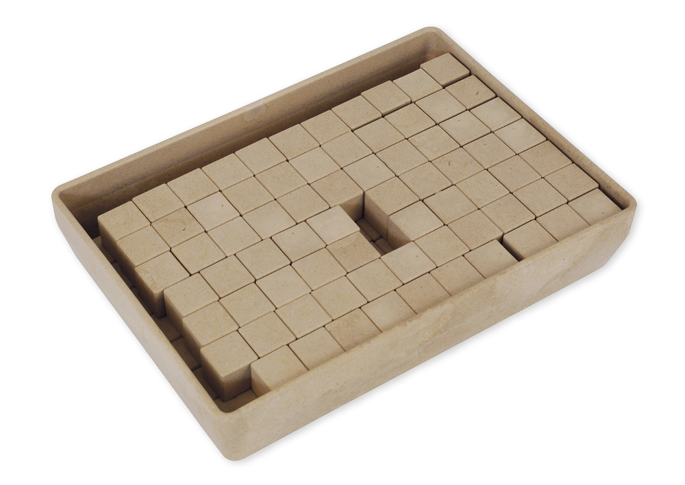 Soma-Holz-Würfel natur, 150 Einzelwürfel, RE-Wood
