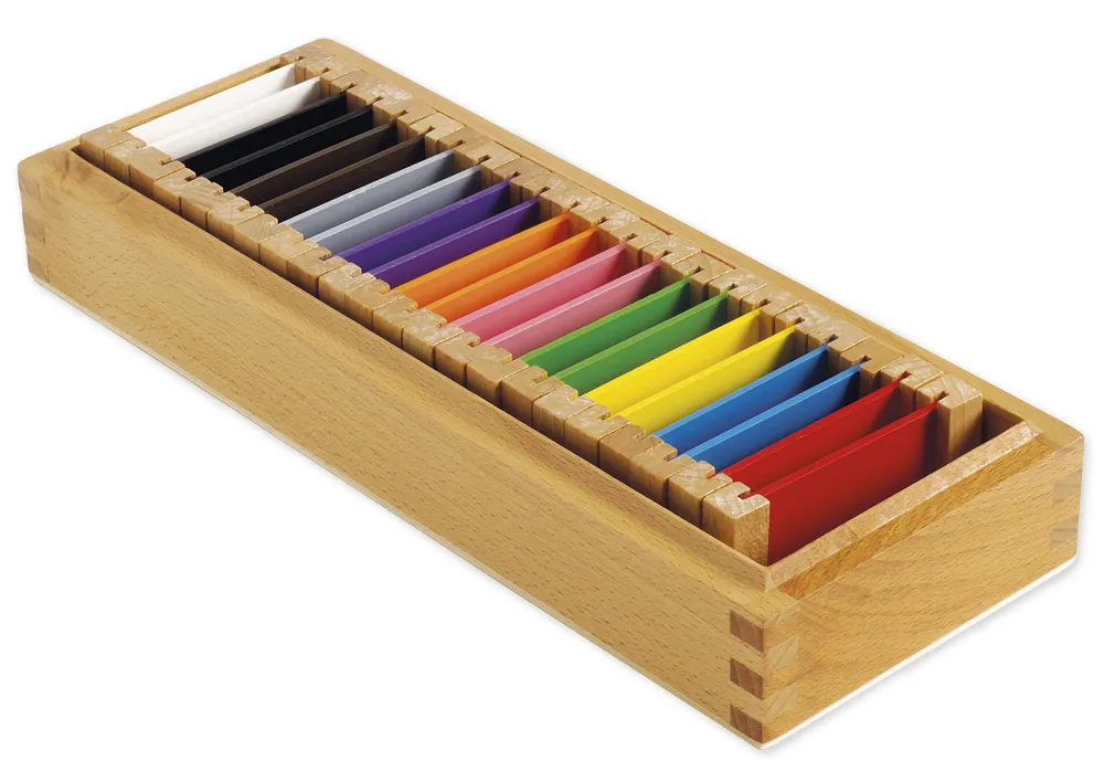 TimeTEX Farbtäfelchen, Satz 2, 11 Paare "Montessori Premium"